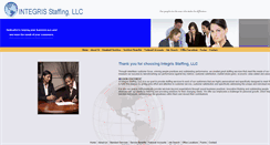 Desktop Screenshot of integrisstaffing.com
